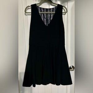 Blackmilk Black Sleeveless V-Neck Wednesday Dress